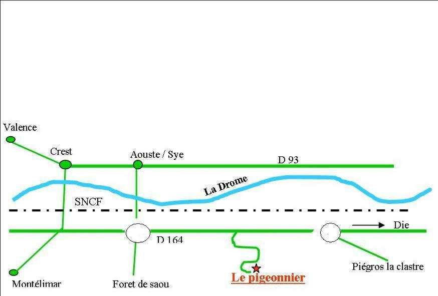"Le Pigeonnier" Chambre D'Hote Piégros-la-Clastre 外观 照片